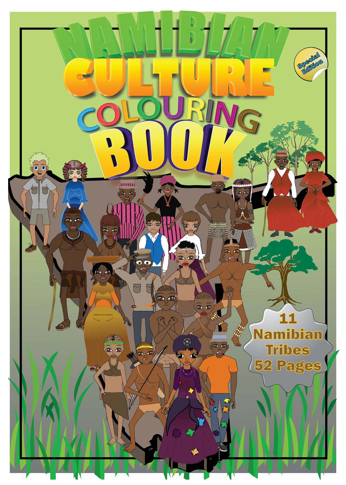 Namibisches Kultur-Malbuch